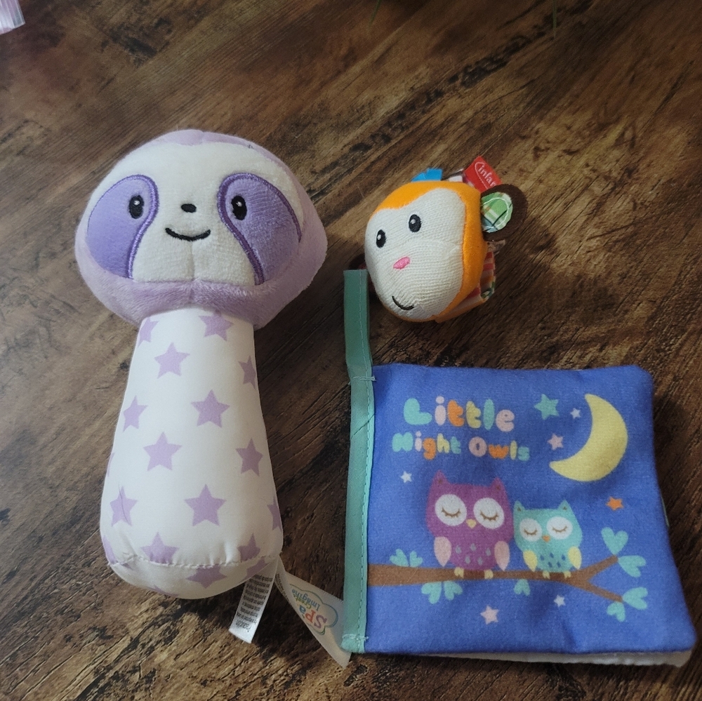 3 Baby Plush Toys